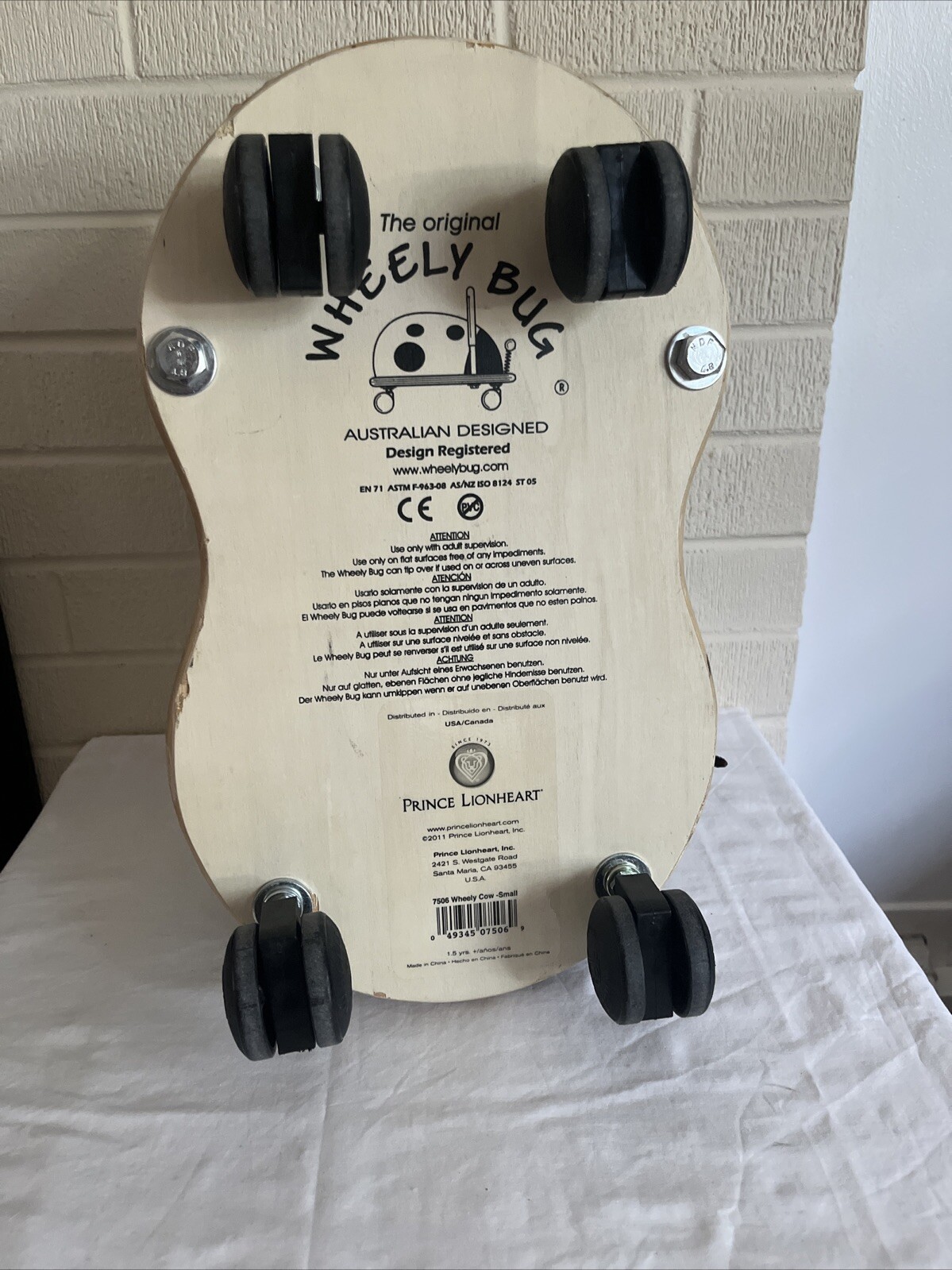 Original Wheely Bug Cow Bull Toddler Ride-On Toy