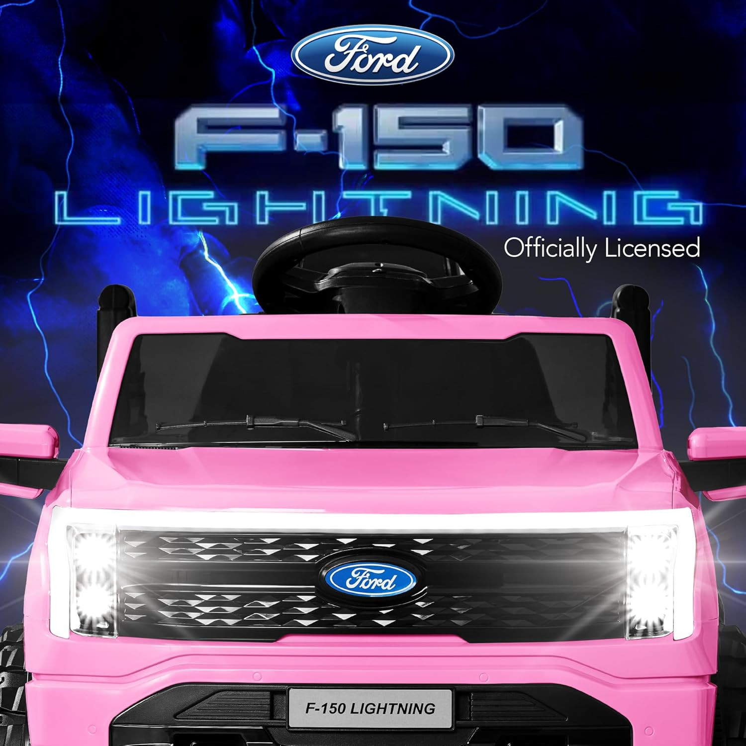 Best Choice Products Licensed Ford F-150 Lightning Truck Kids 12V Electric Ride