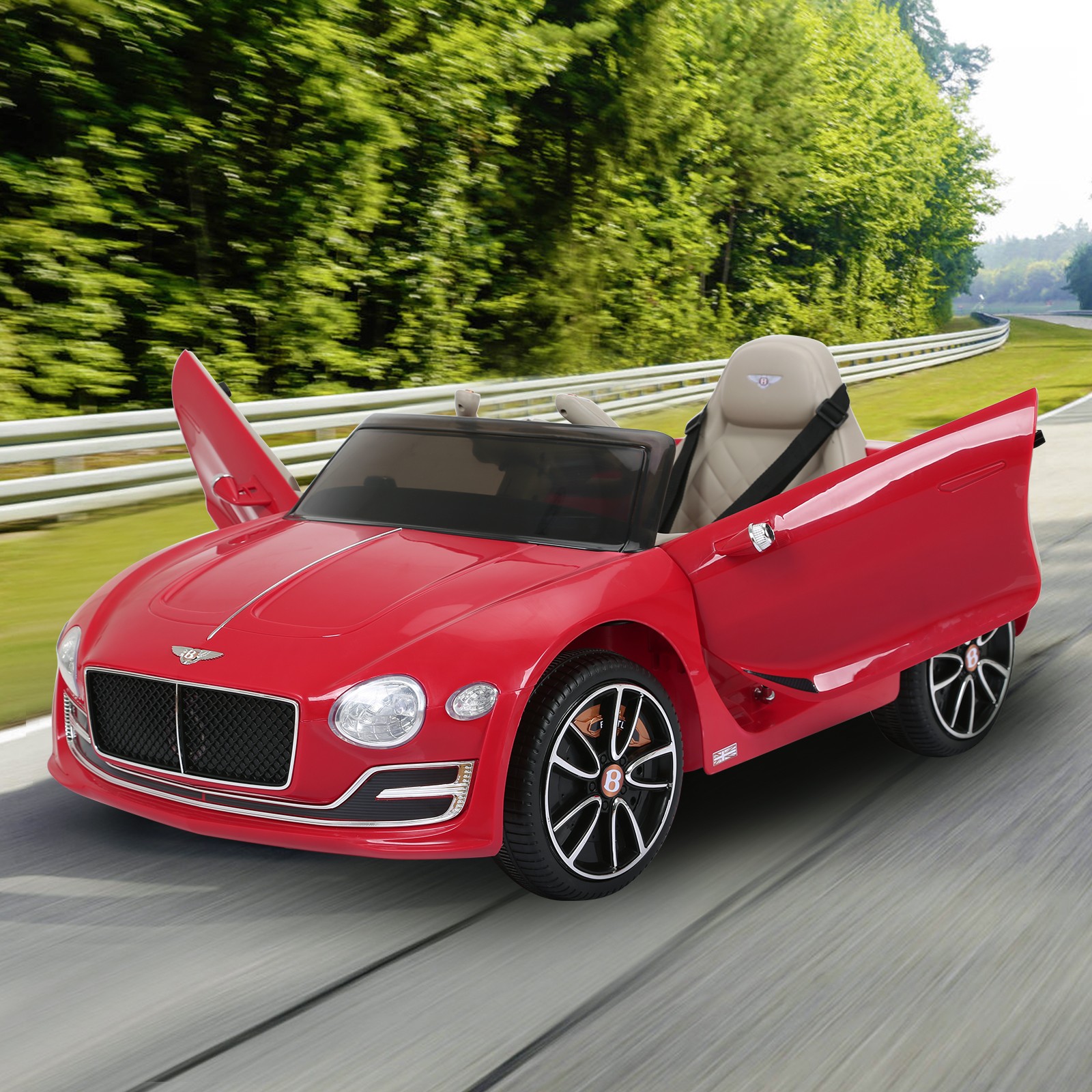Bentley Style Kids Ride on Car 12V Child Toy Electric Remote Control LED MP3 USA