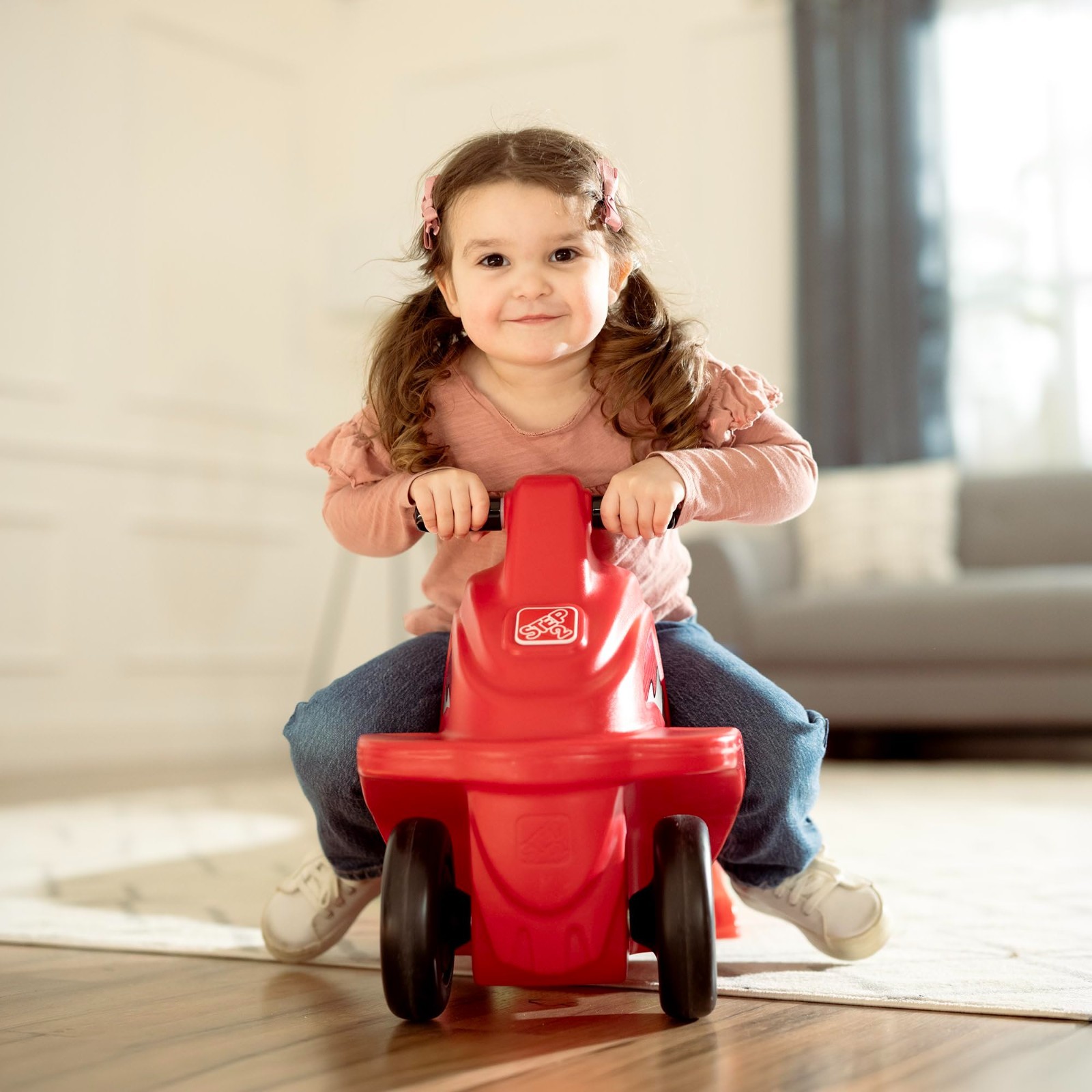 Foot-to-Floor Toddler Ride-On Car – Coaster Compatible, Indoor/Outdoor Toy, 2+ Y
