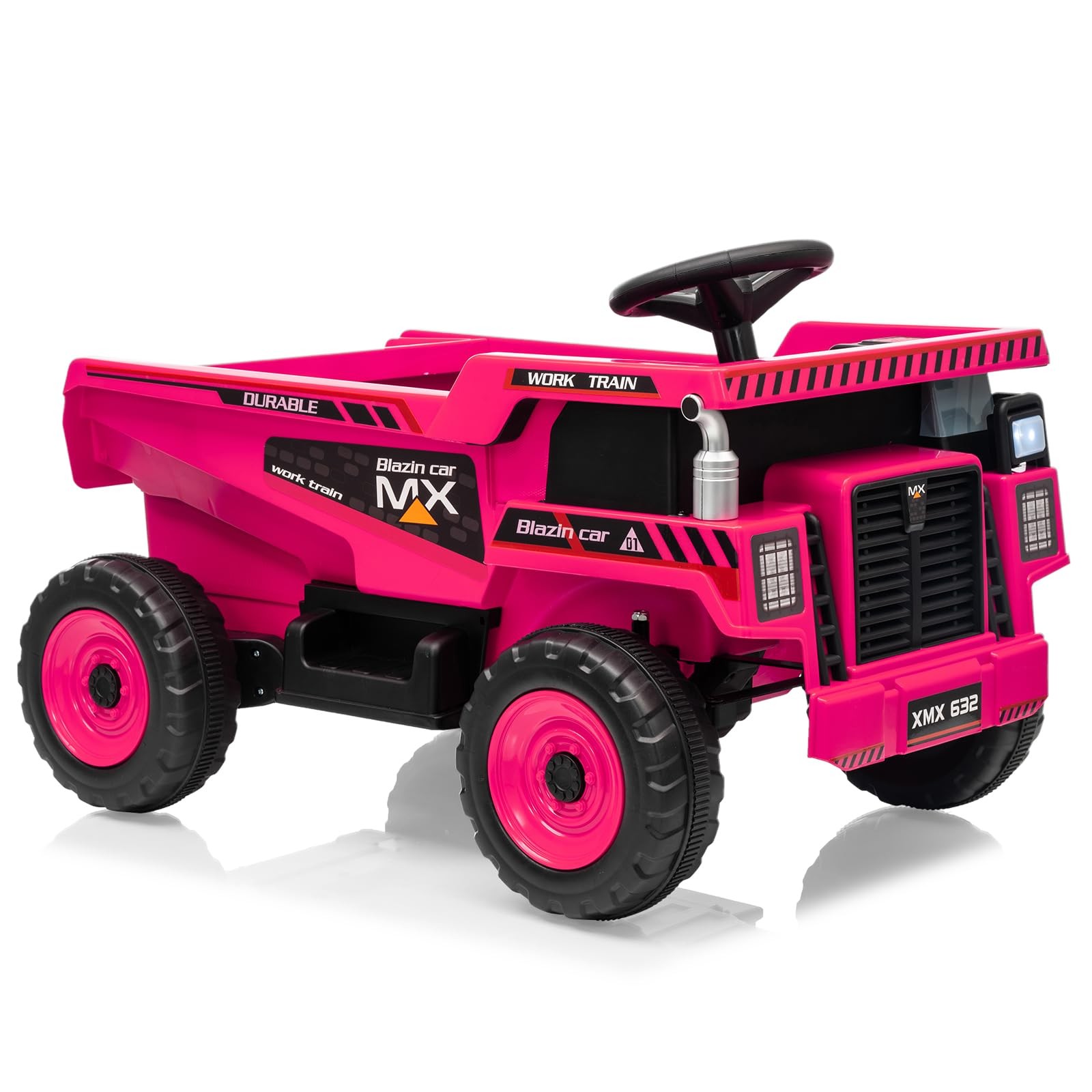 Garvee 12V Ride On Dump Truck for Kids, Ride On Car with Remote Control