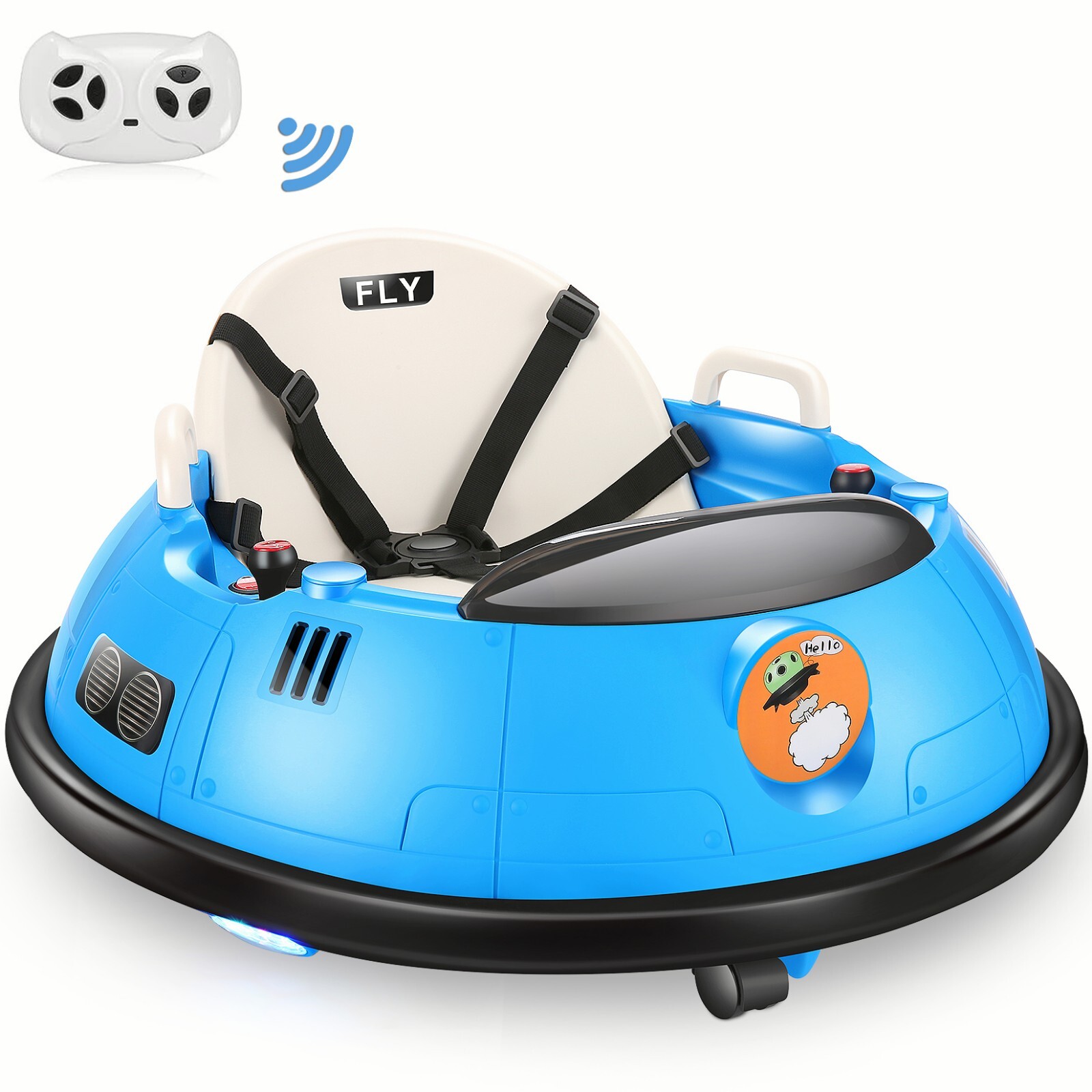 Toddler Bumper Car Electric Bumper Car for Kids w/Remote Control Bumping Gift🔥