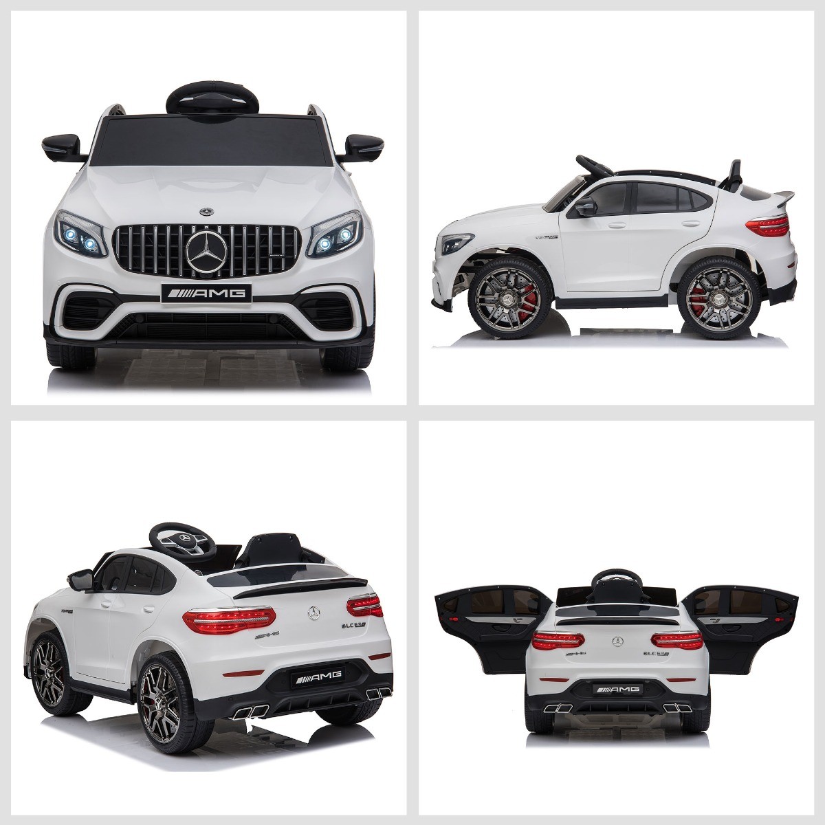 12V Kids Ride On Toy with Remote Control Electric Car 2 Speed MP3 Player Horn