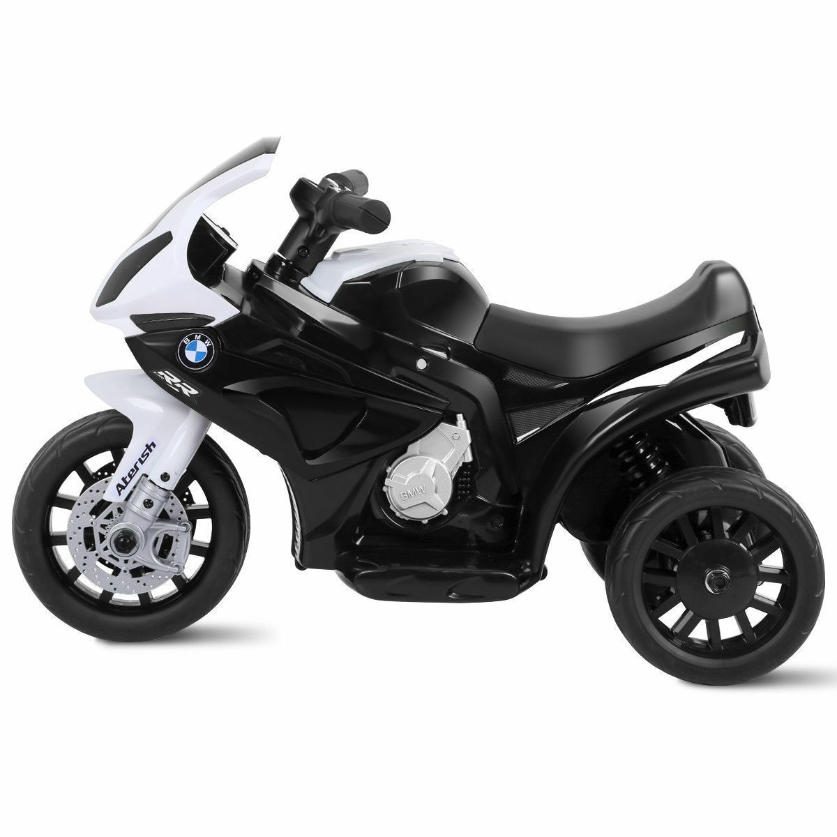 Kids Ride On Motorcycle BMW Licensed 6V Electric 3 Wheels Bicycle w/ Music Black