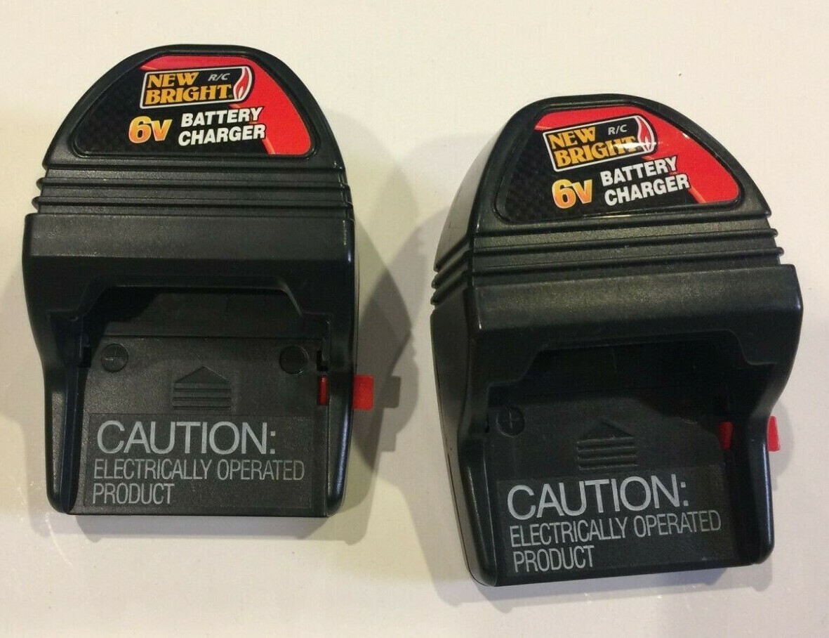 Lot of 3 New Bright 6v A519201194 Rechargeable Battery Chargers RC NiCd-Tested