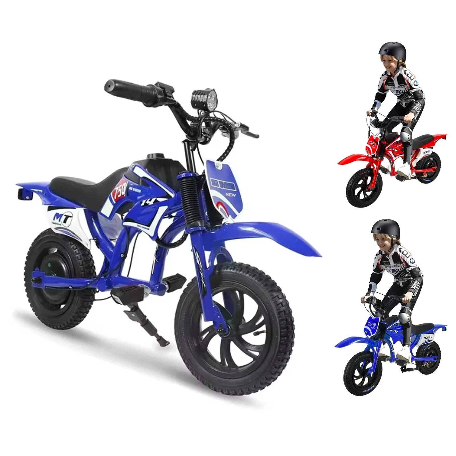 200W Kids Electric Motorcycle w/Twist-Grip Throttle,12″ Spring Suspension Newest
