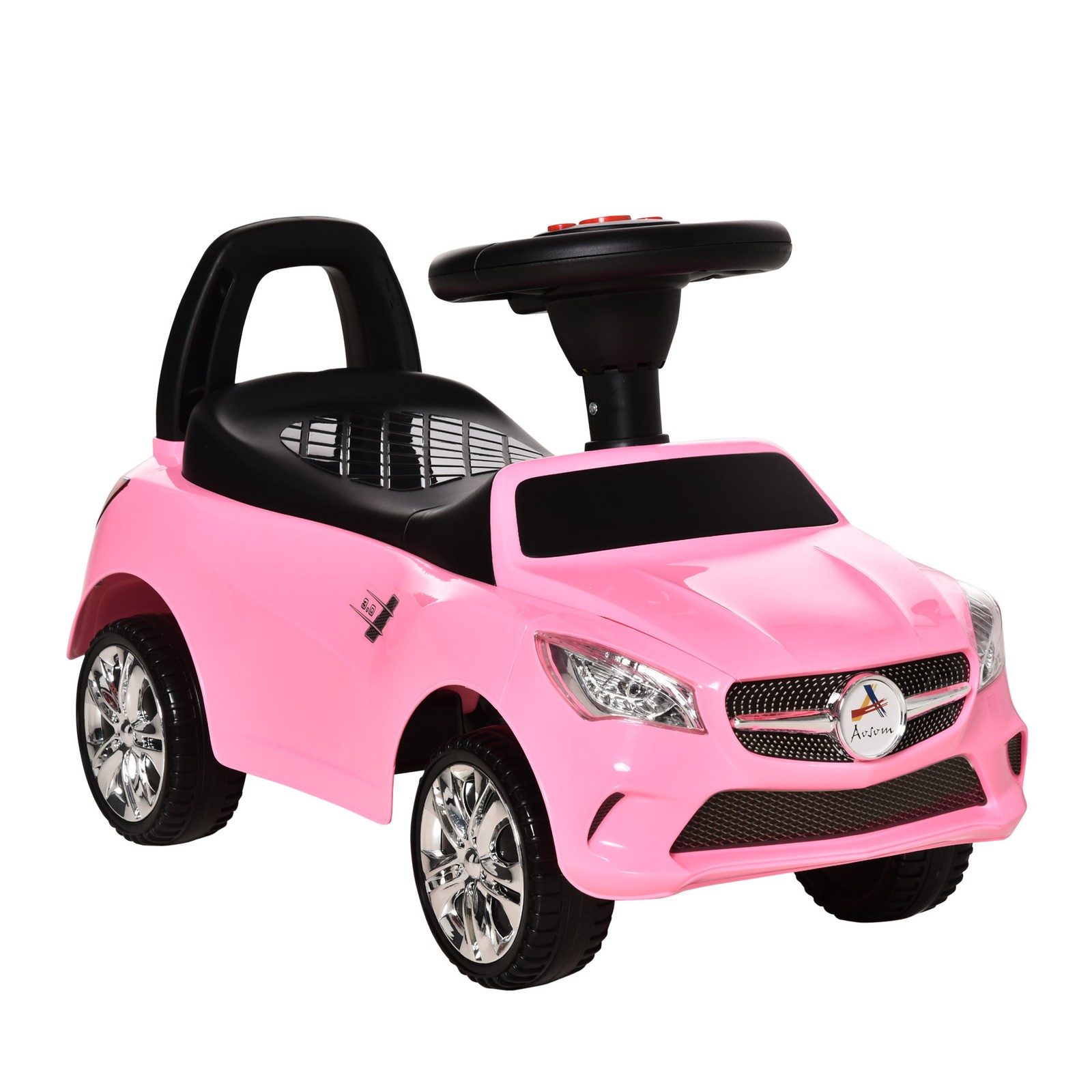 Ride on Sliding Car Baby Ride On Horn Music Working Lights Storage No Power Red