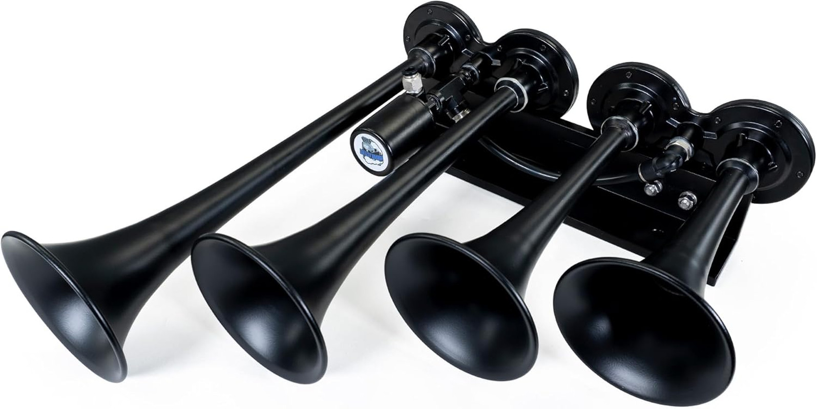 Rage 4-Chime Air Horn Kit – 120 PSI Loud 12V Train Horn System