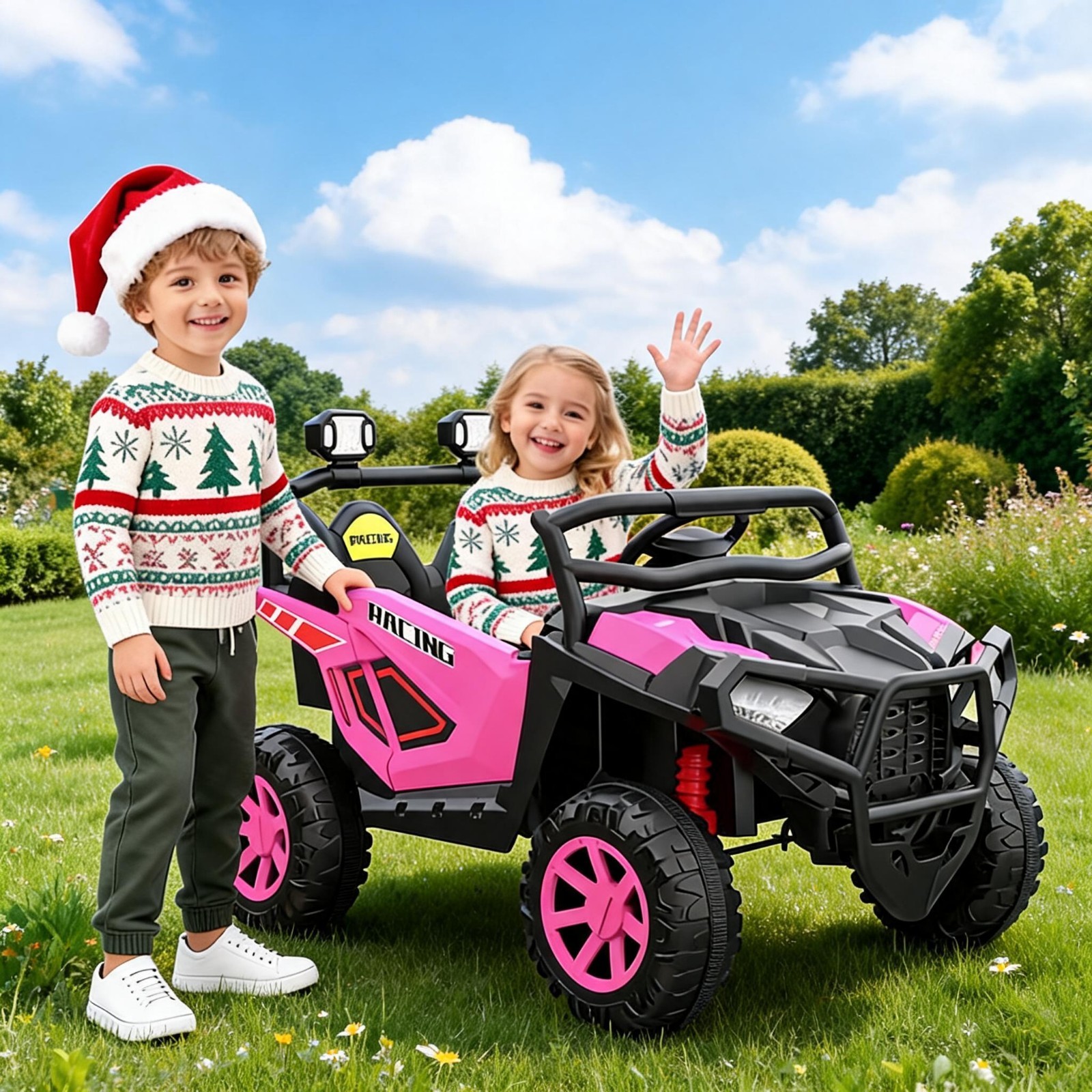 24V Kids Car Ride on UTV 2*200W Motors Electric Battery Power Wheels with Remote