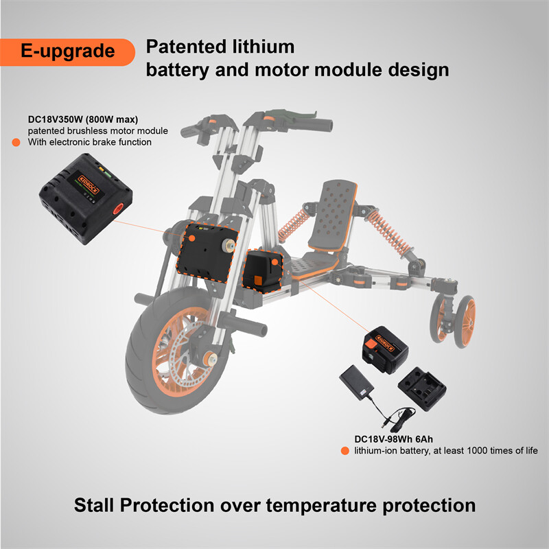 Electric Upgrade Accessories Kit Match with L-Kit or Go-Kart