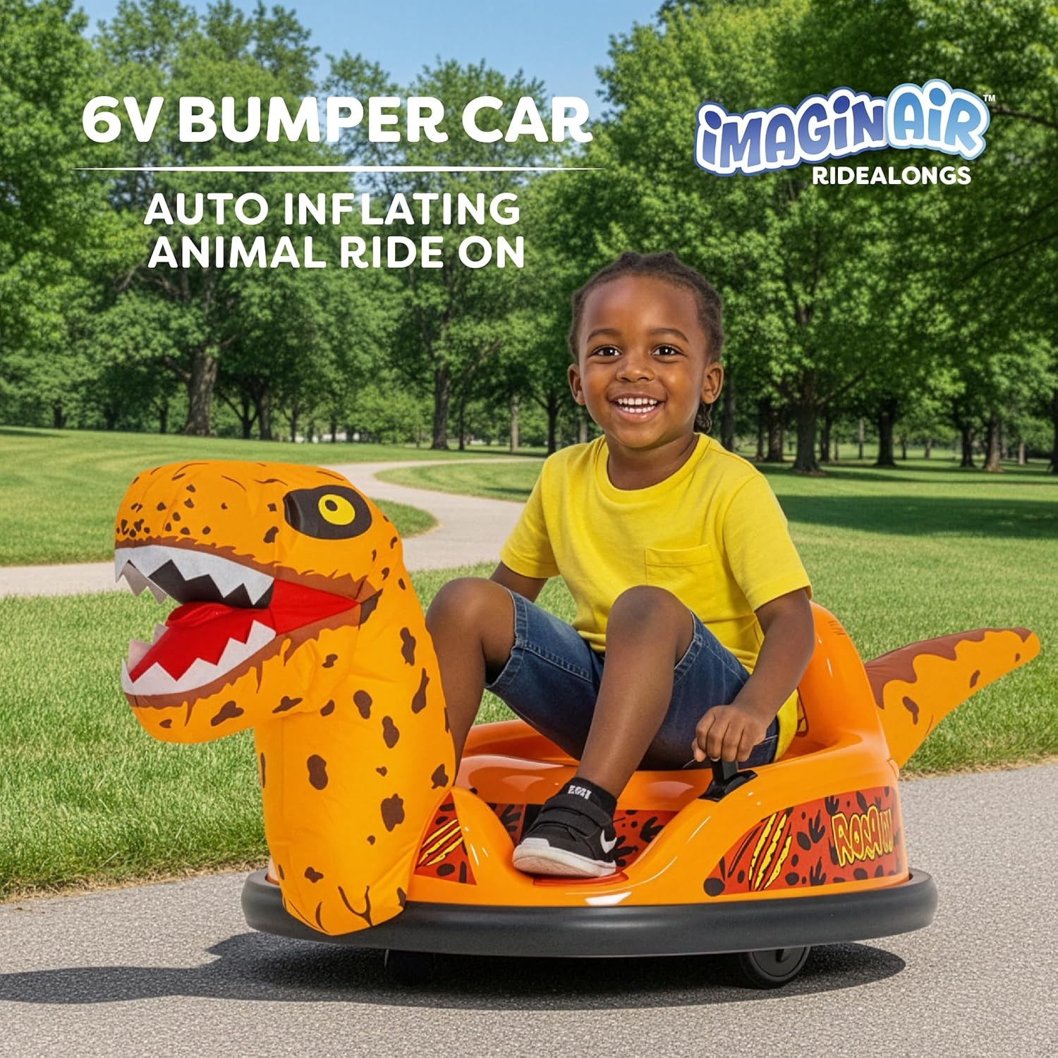 Bumper Car – Children’s Electric Ride-On Toy, maximum weight capacity 66 lbs.