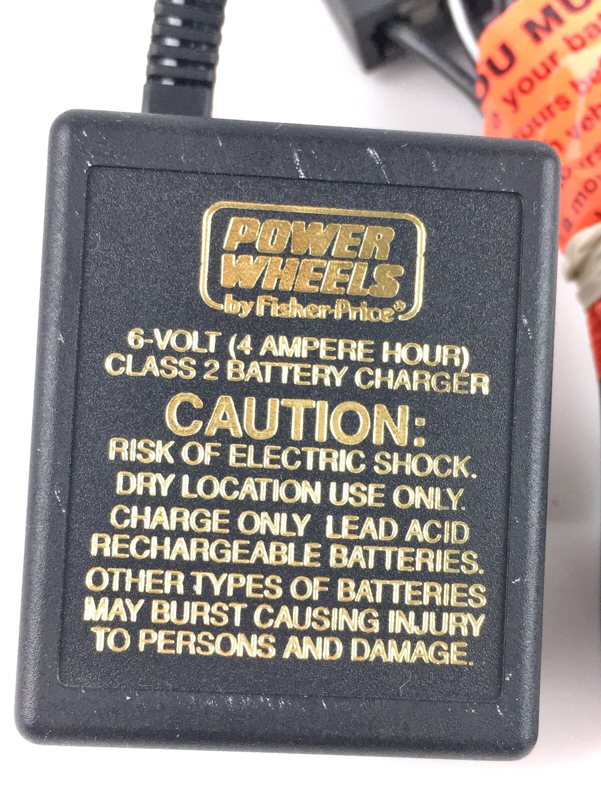OEM Fisher Price Power Wheels 00801-0976 AC Adapter 6V Battery Charger 040135