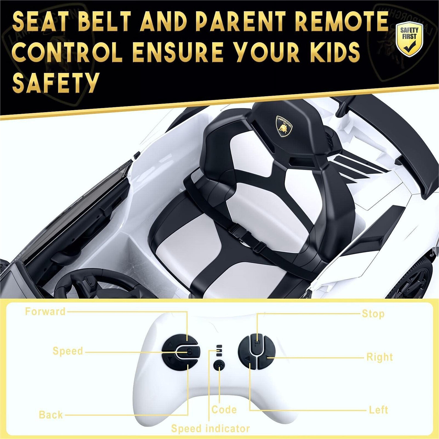 🍒12V Licensed Ride on Car for Kids Electric Vehicles Battery Powered Sports L