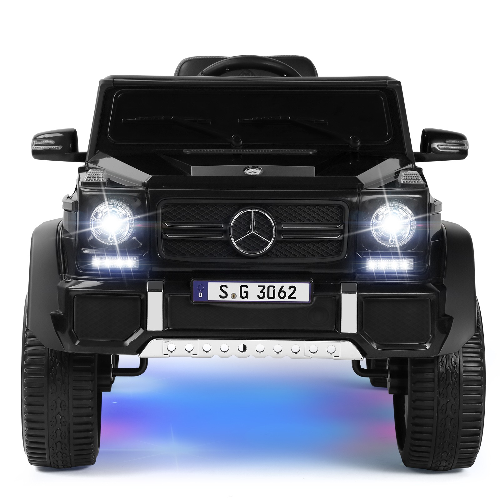 Black Electric 12V Battery Kids Ride On Car Truck ToyGift w/Remote+Light+MP3+USB