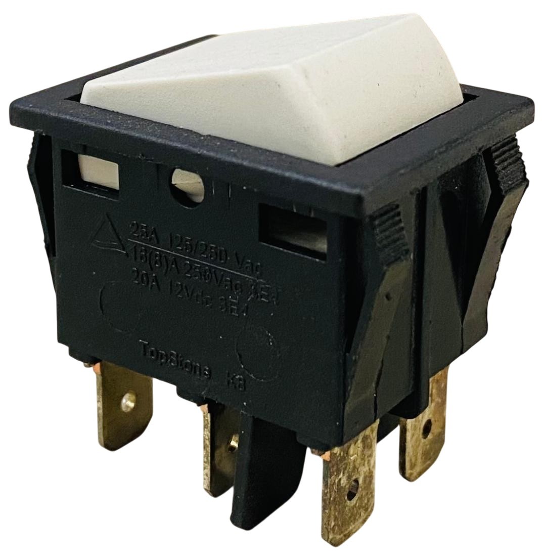 Genuine OEM Peg-Perego High / Low 12 Volt Toggle Switch, MEPU0002