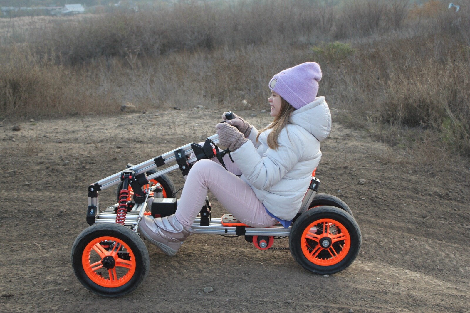 Electric Modular Kids Go Kart Bike 20+ Builds DIY Ride-On Aluminum Kit Ages 4-16