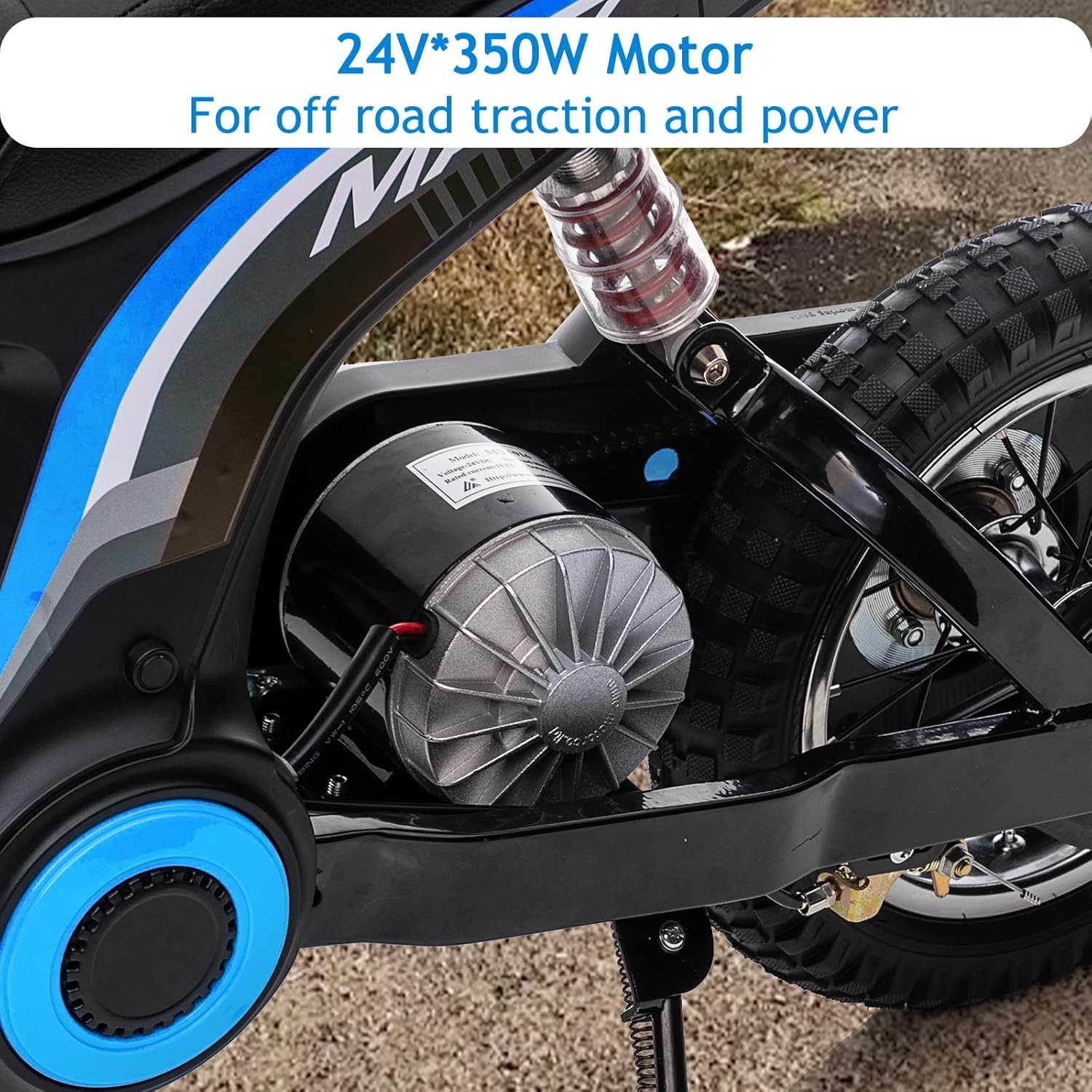 Kids Ride On Toys Electric Dirt Bike Electric Motorcyc 24V 3 Speed Modes