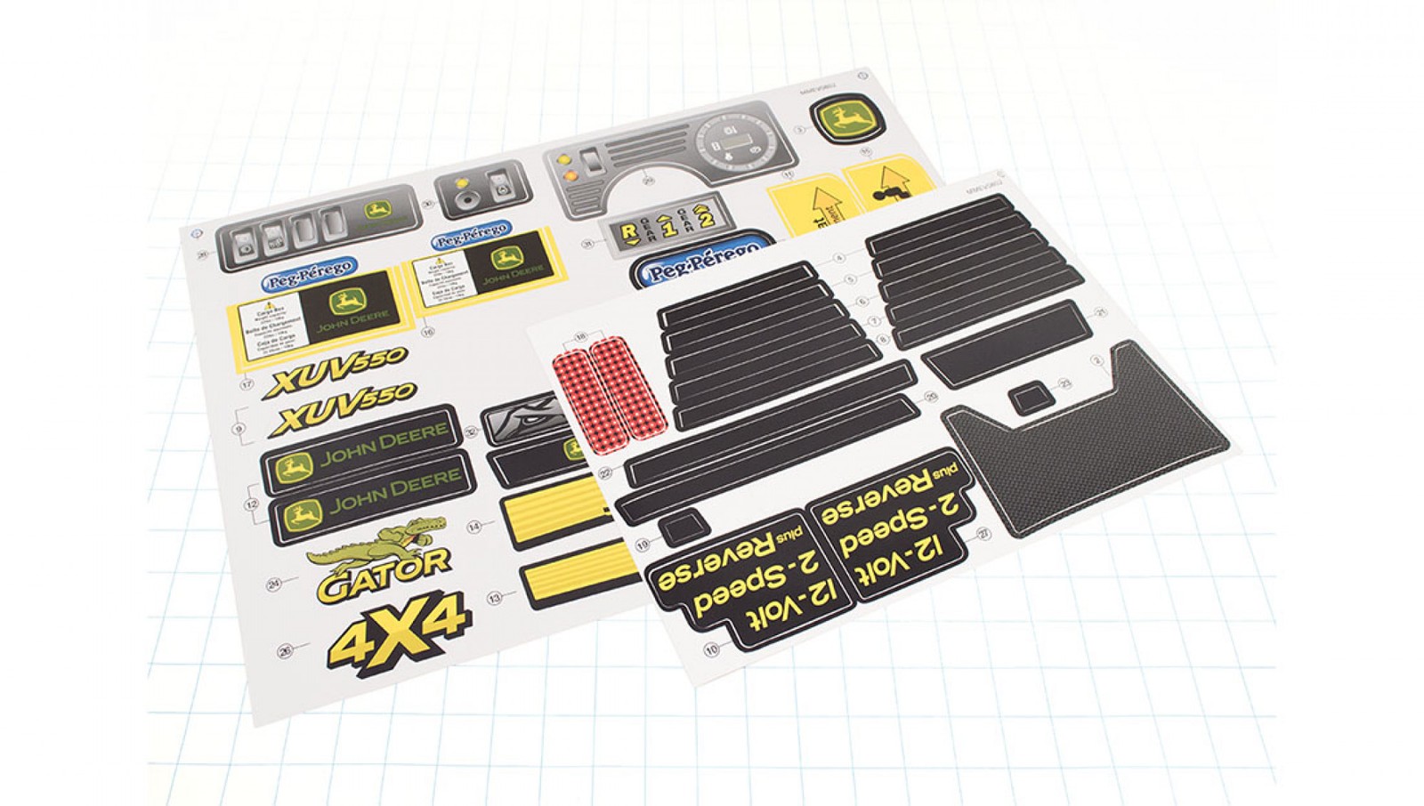 Appliance Factory Parts MMEV0802 DECALS — JD GATOR XUV