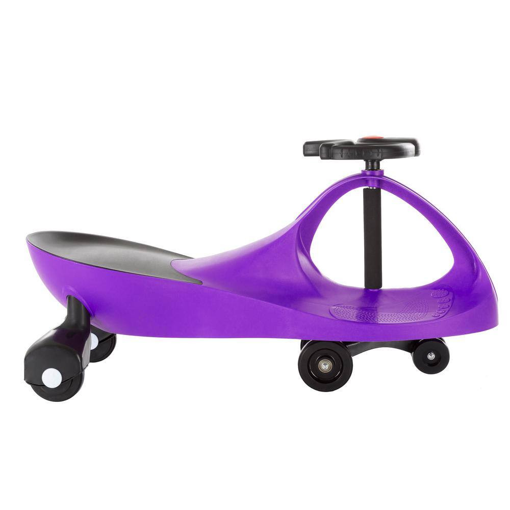 Purple Zig Zag Wiggle Ride on Car No Batteries
