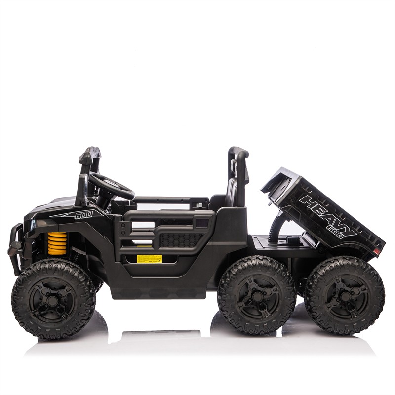12/24V Kids Ride On Toy 6-wheel Electric Truck W/ Parents Control for Aged 3-5