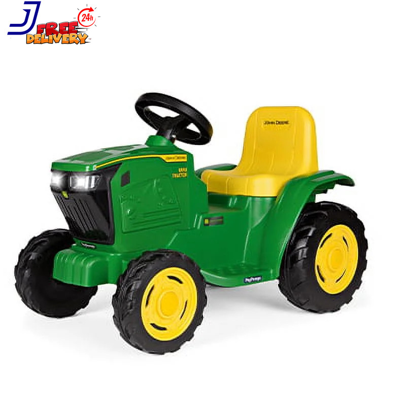 Mini Tractor 6V Battery-Powered Ride-On w/ Working Lights Ages 1.5+FREE SHIPPING