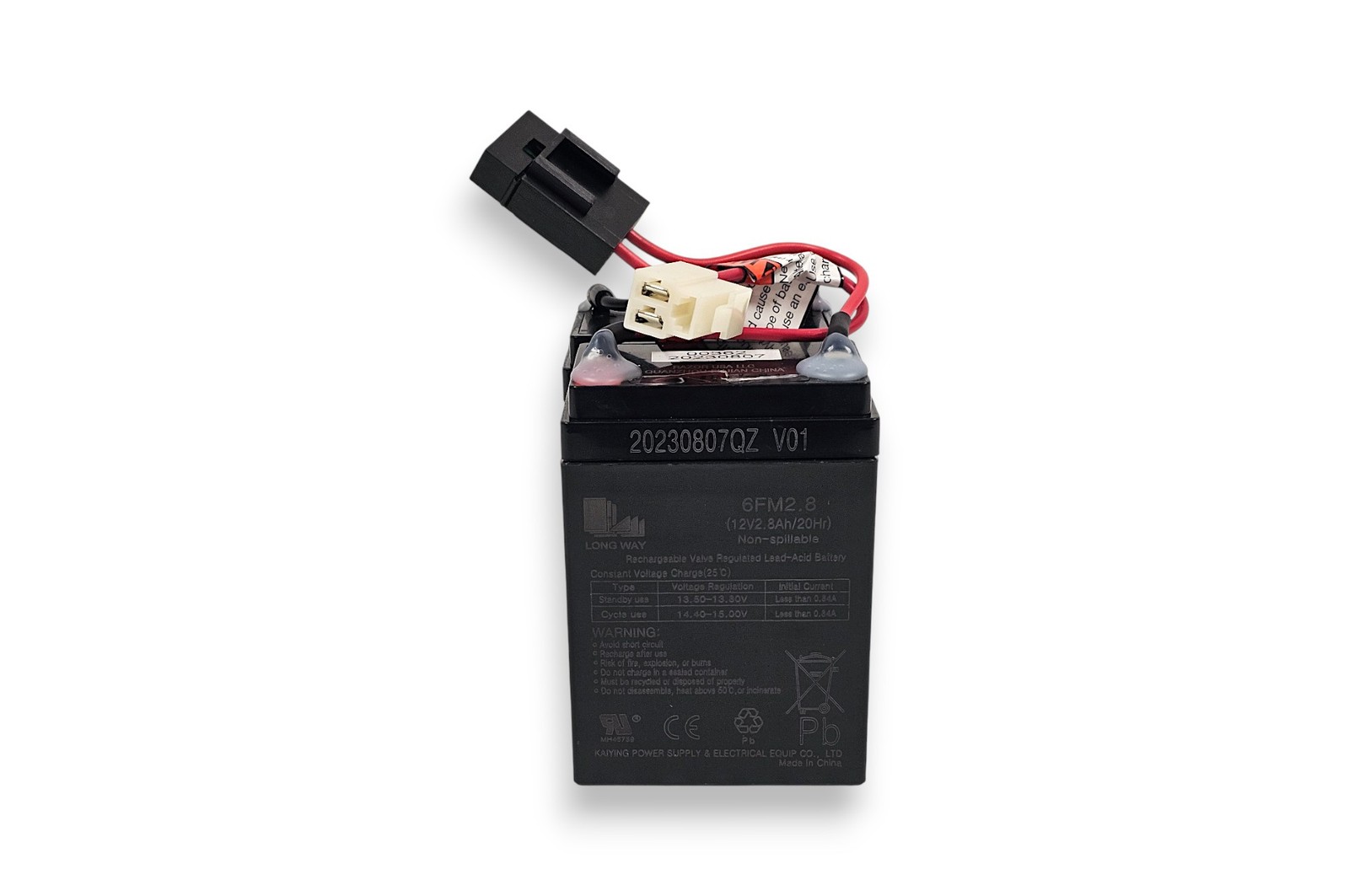 Ride on Part # W25143402003 – Crazy Cart Shift Battery W/30amp Fuse