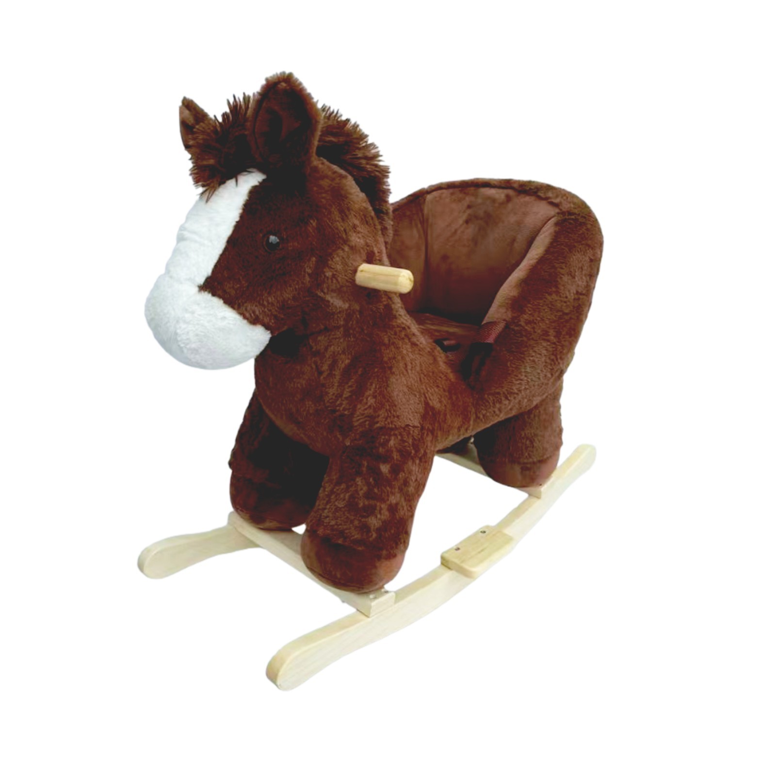 Kids Ride-On Rocking Toy with Lullaby Song Animal Rocking for for Toddlers