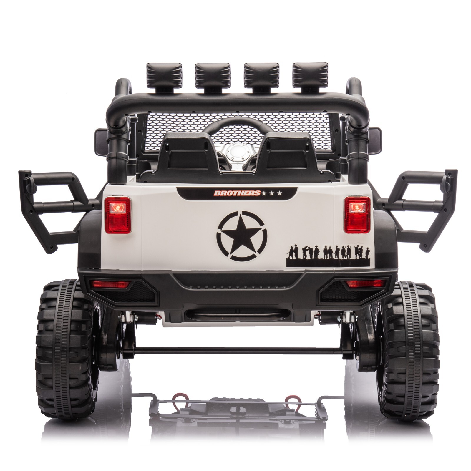 2 Seaters Ride on Car for Kids 24V Electric Truck Toy with Remote Control 400W