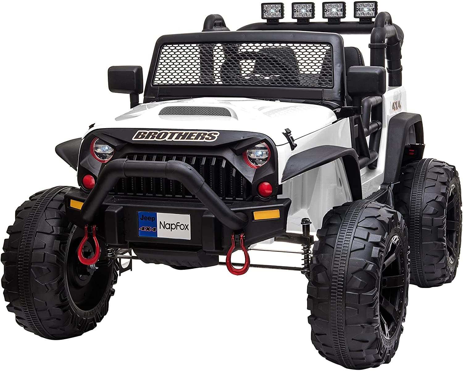 48.4″ Large Ride On Car for Kids, Battery Powered Electric Car with 2 Seats, US