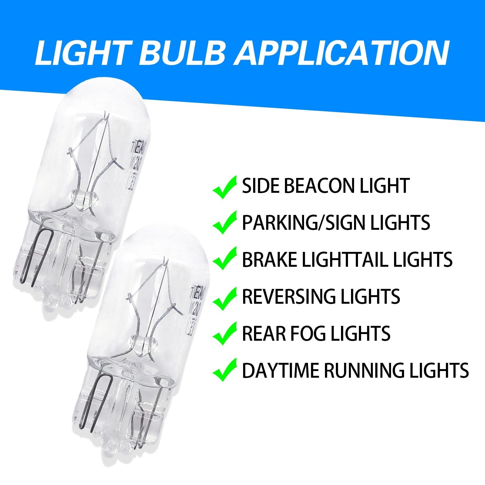 10 PCS Flat Foot T10 Car Small Light,168 192 12V 5W Low Power High Transmitta…