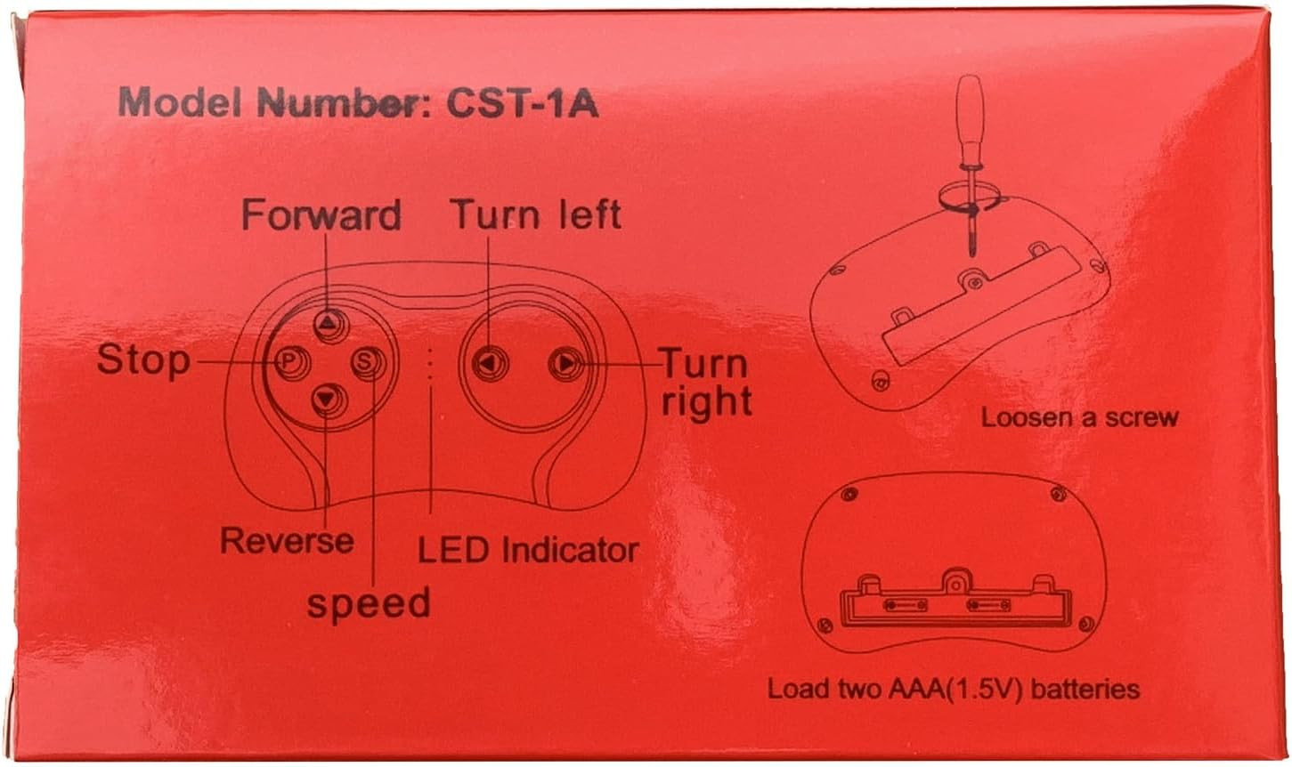 2.4G Bluetooth Remote Control CST-1A for Kids Powered Ride on Car with CSR-12T