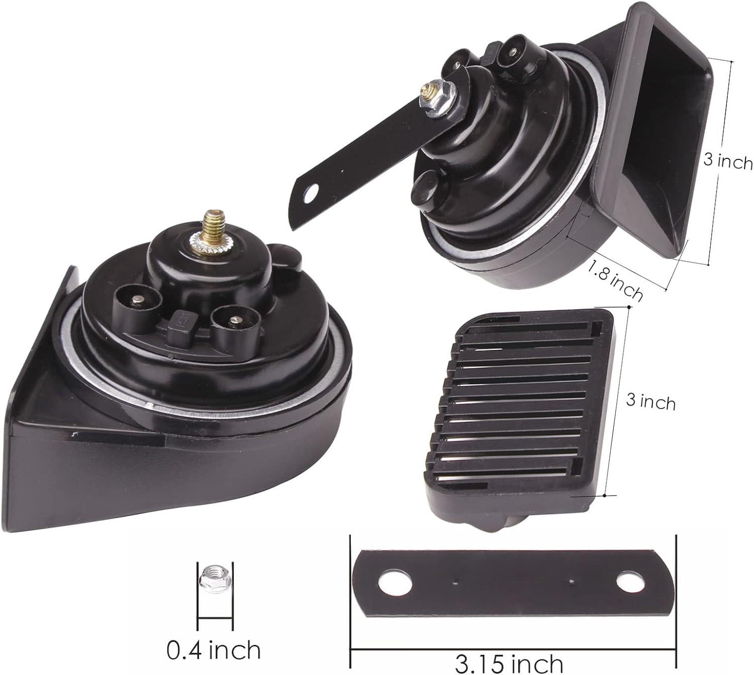 Car Horn Compatible with Chevrolet, Special Horns for Chevy/Buick/GM, 12V Waterp