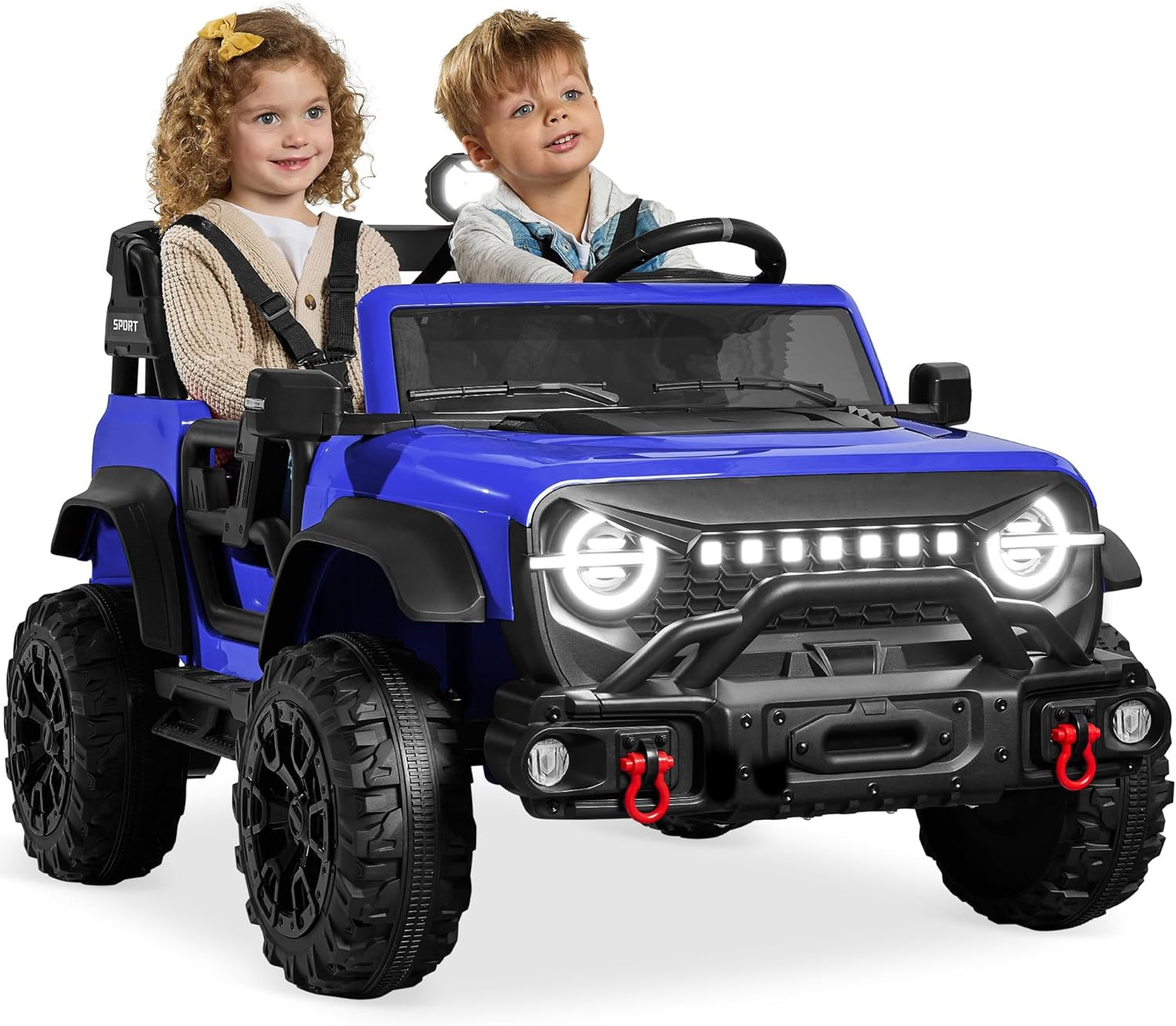 Best Choice Products Jumbo 12V Kids Electric Vehicle Toy Ride on Car with Parent