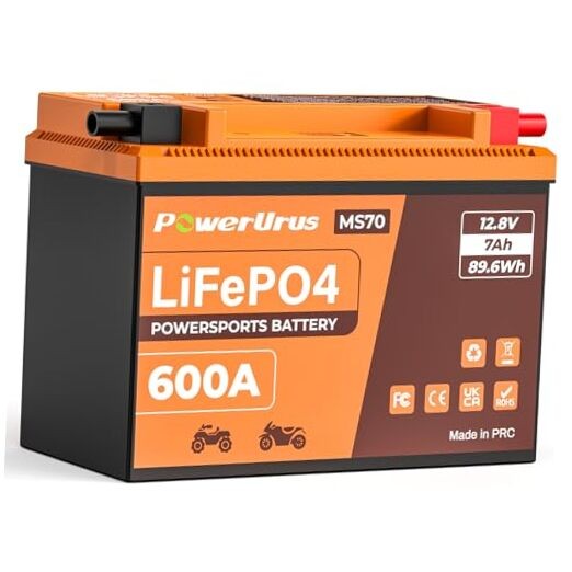Lithium Motorcycle Battery, 600A Lithium LiFePO4 Motorcycle LiFePO4 MS70