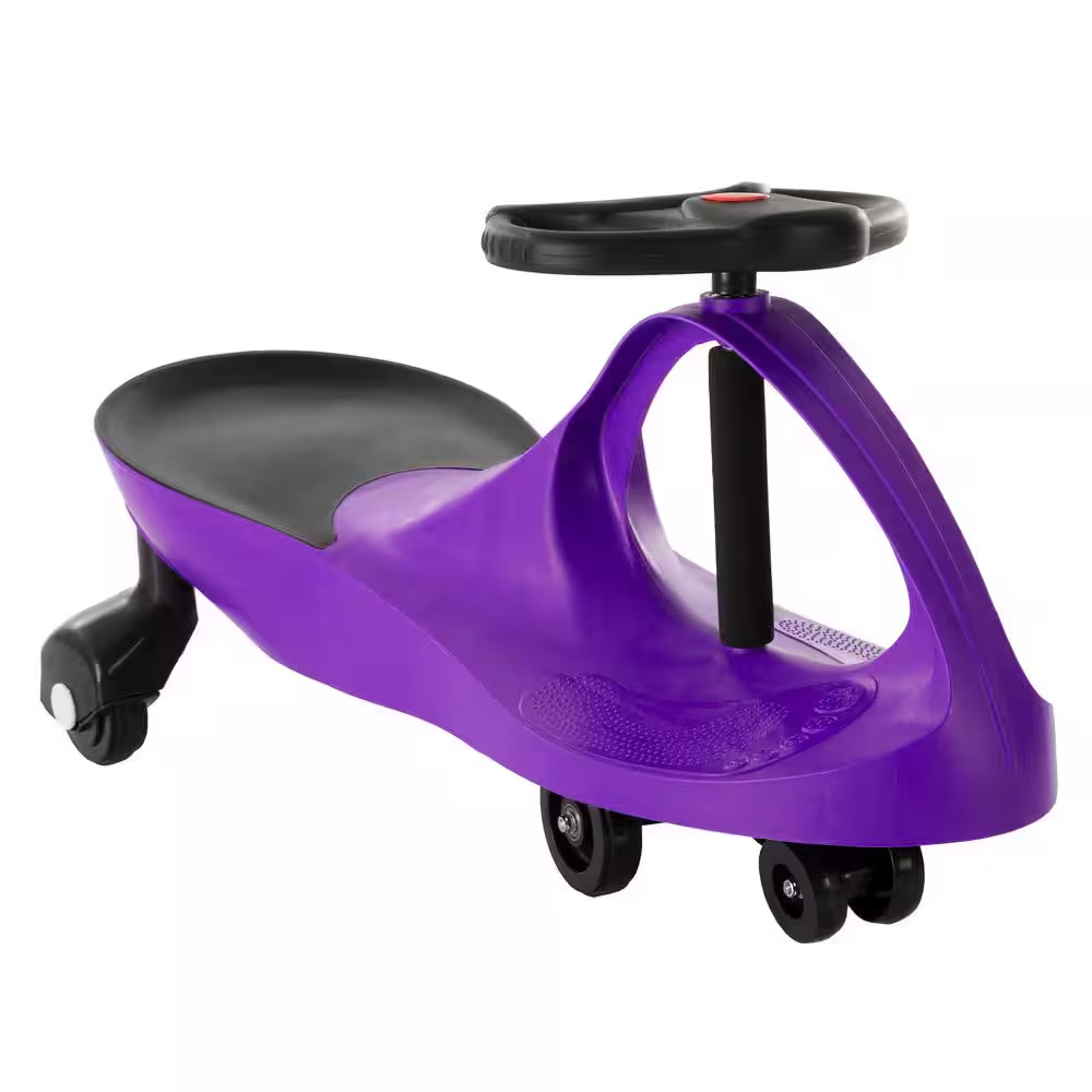Purple Zig Zag Wiggle Ride on Car No Batteries
