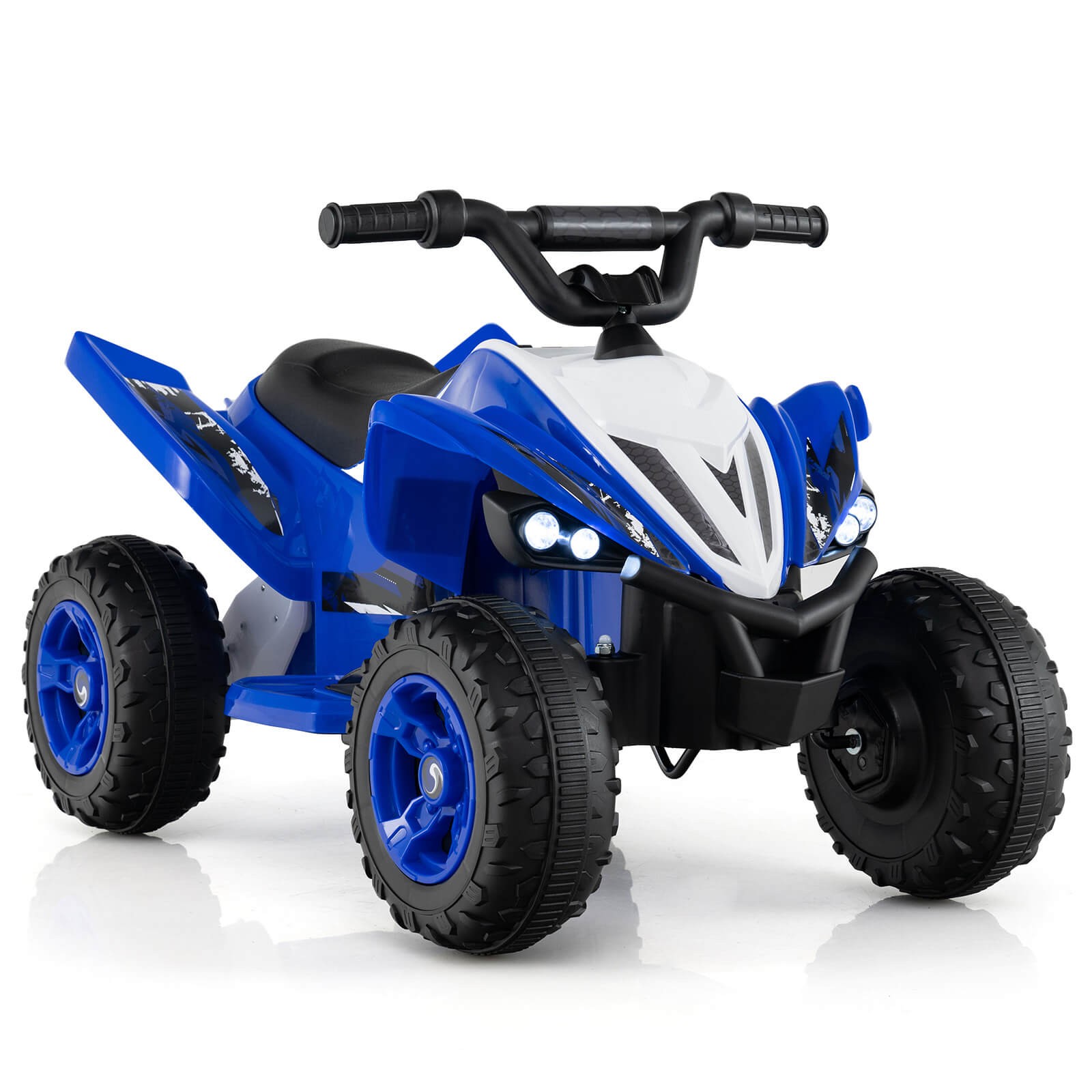 12V Quad 4 Wheeler Ride on Toy w/ Music, Light, USB Port, Wireless Connection