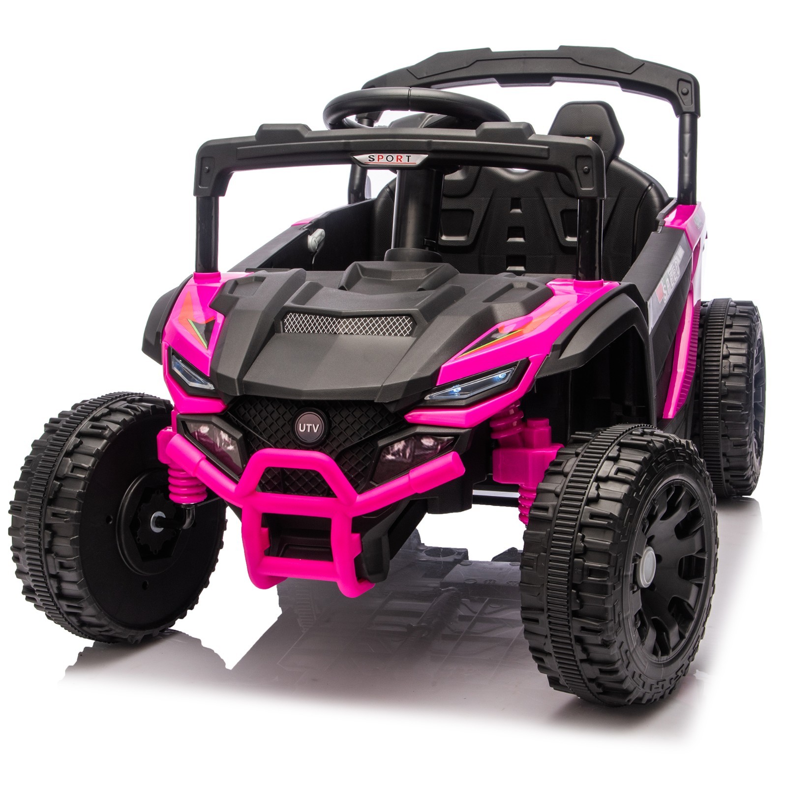 24V Kids ride on UTV W/ 2.4G PC,80W*2,Four-wheel suspension for Kids Aged 3-5