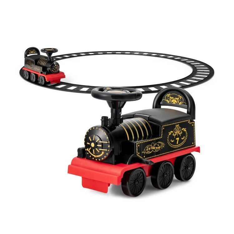 6V Rechargeable Battery Kids Ride on Electric Train Gift Kids w/Durable Wheels