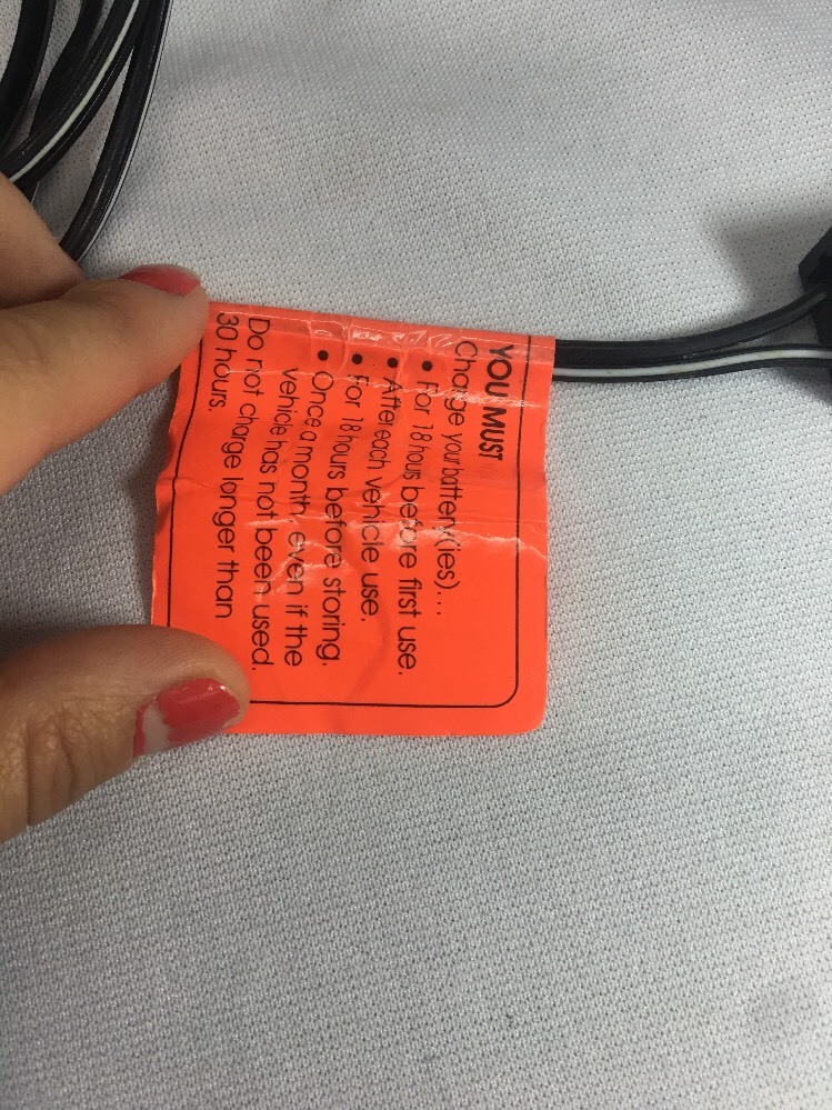 Genuine Original Power Wheels Battery Charger Adapter Model 040135 PN 80004-0135