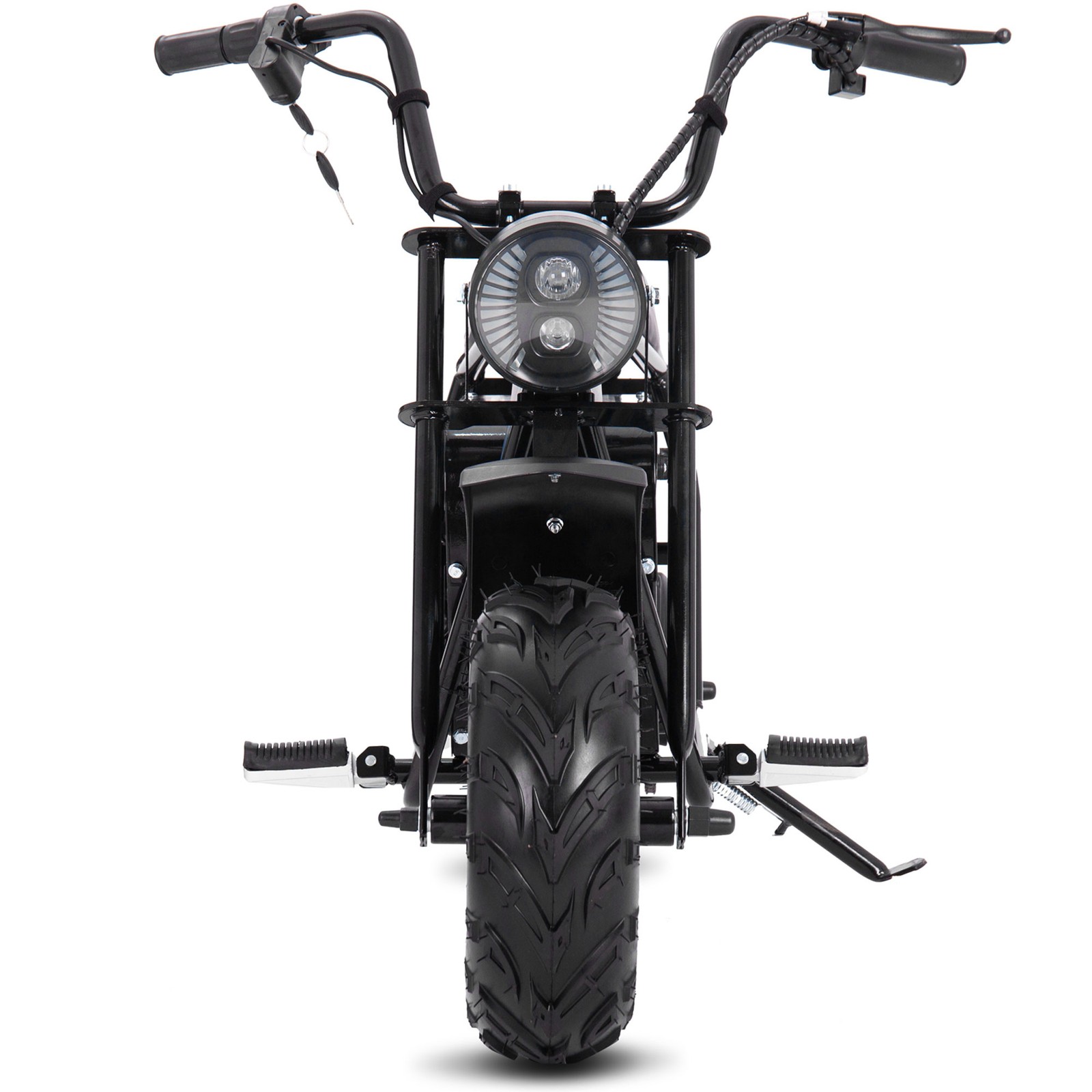 MotoTec Mini Bike Electric 48V 1000W Black MotoTec Bike