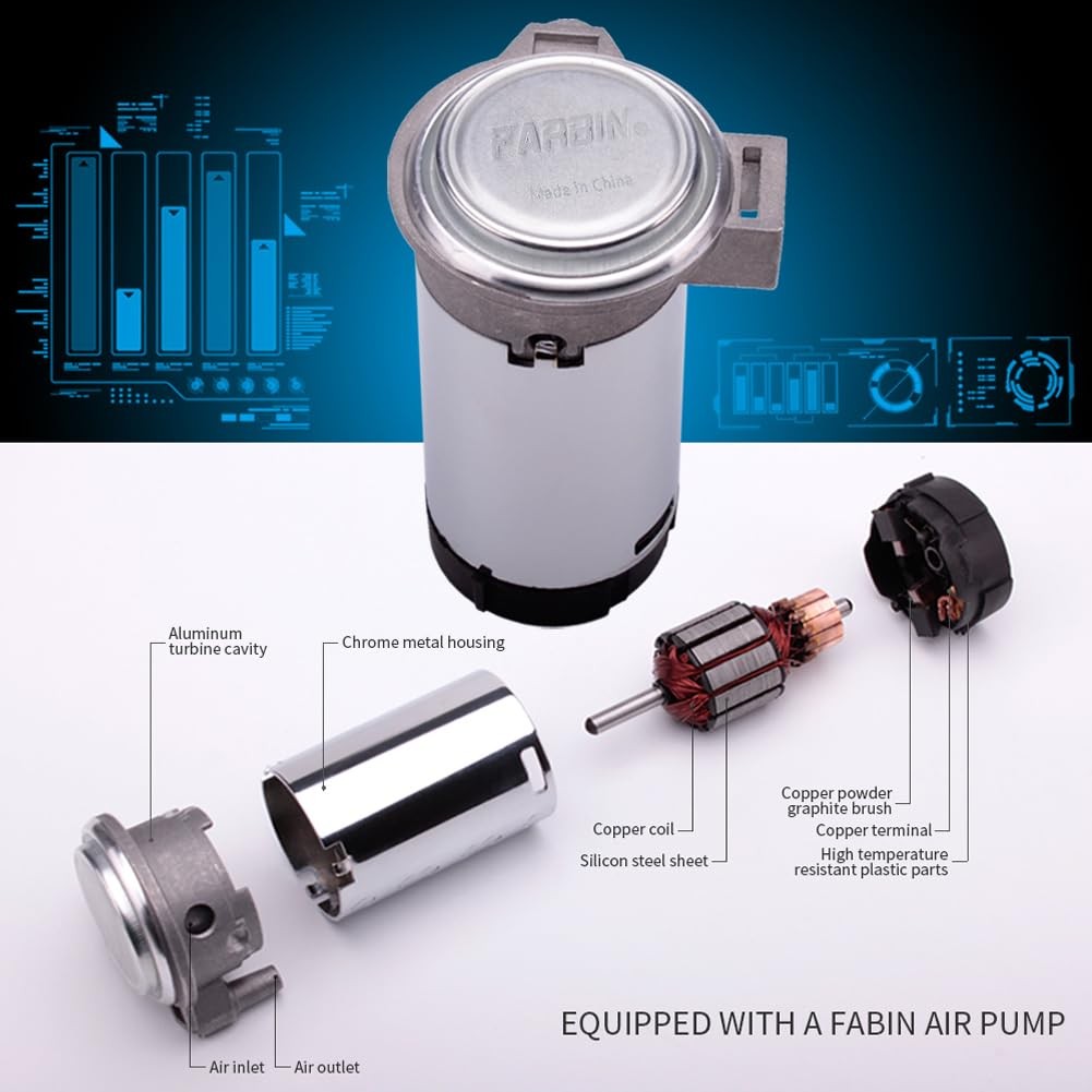 Air Horn for Truck,Compact Train Horn,Electric Car Horn 12V 150db Super Loud …