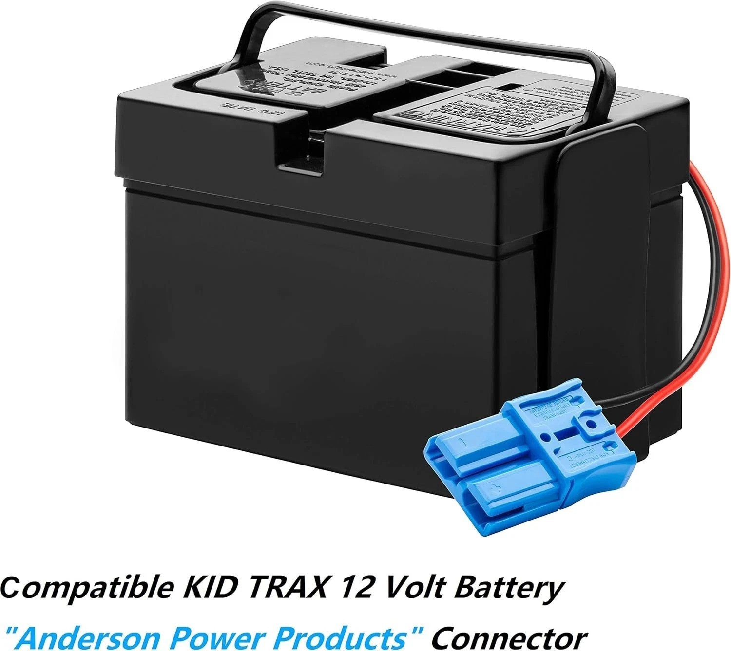Kid Trax 12V Charger for Dodge Viper & Police Car – Reliable Black and Blue Plug