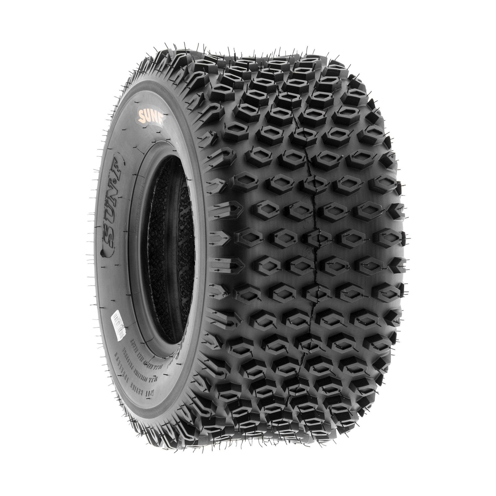 Set of 2 SunF A012 XC Sport-Racing ATV/UTV Off-Road Tires 18×9.5-8, 6PR, Knob…