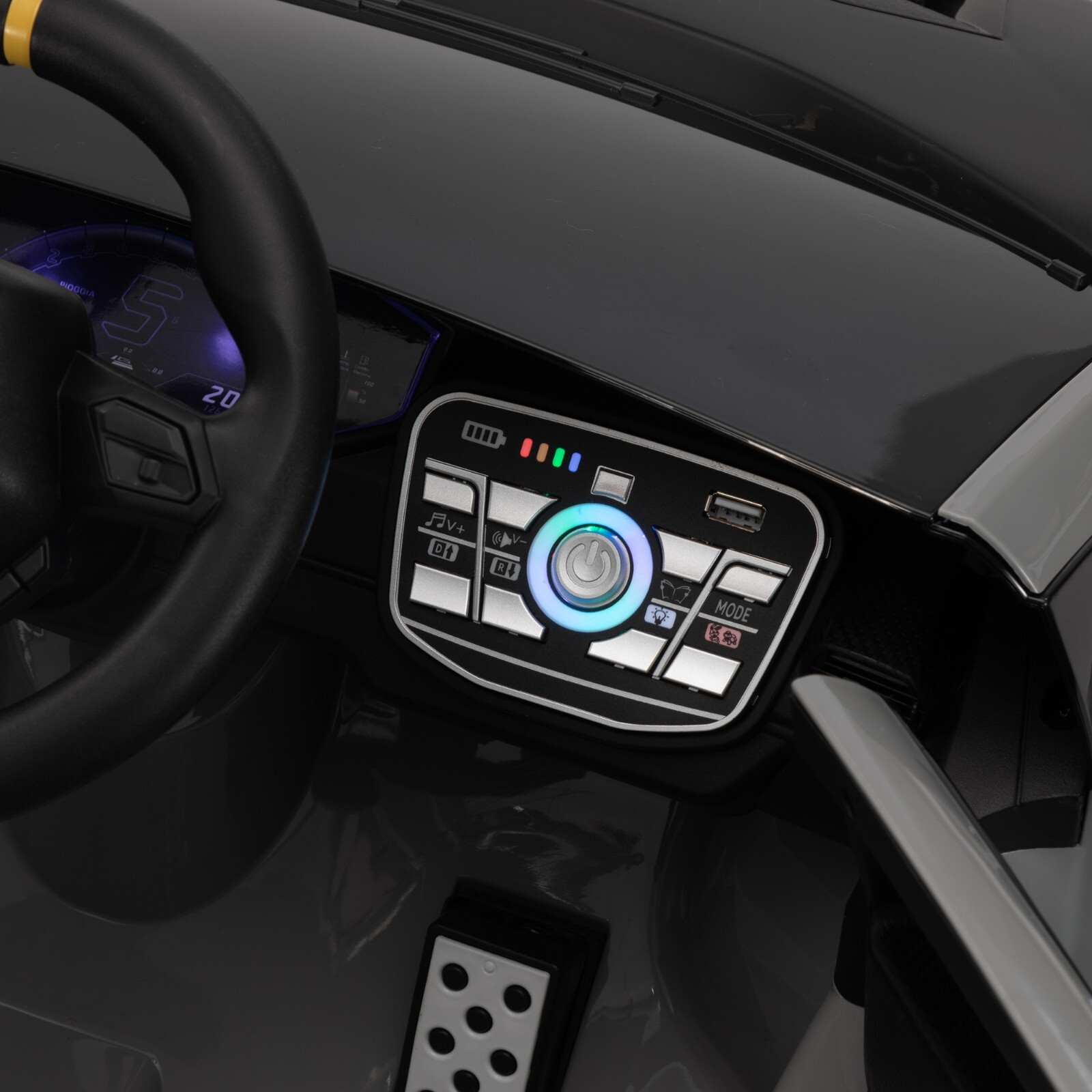 24V TOBBI Kids Electric Ride On Car Licensed Lamborghini STO W/ 360° Drifting