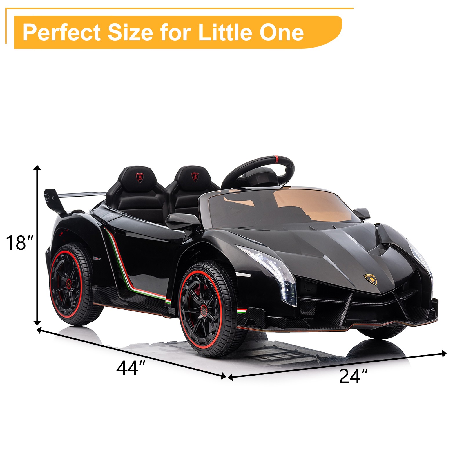 Electric Ride on Car for Kid Licensed Lamborghini Veneno Powered Ride On Toy Car