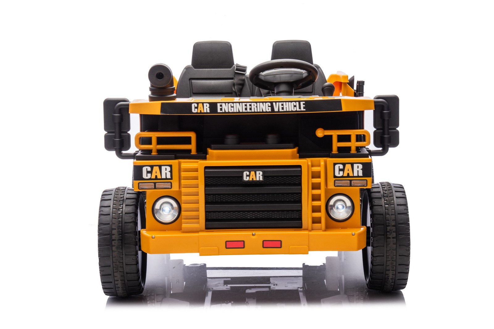 12V 7Ah Ride On Dump Truck 2-Seater Construction Vehicle Car Parent RC Control