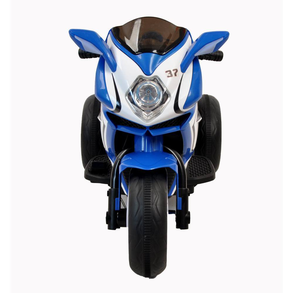 Plastic 6V Electric Motorcycle for Kids 3-4 -Years Boys & Girls with Headlight,