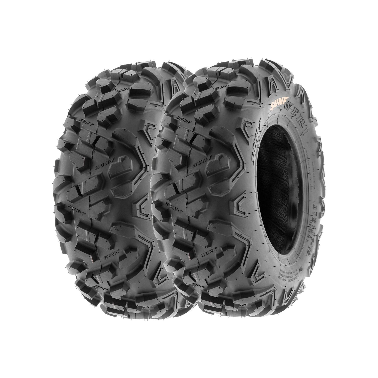 SunF 145/70-6 16×8-7 All Terrain Tires ATV UTV 6 PR POWER II A051 – BUNDLE