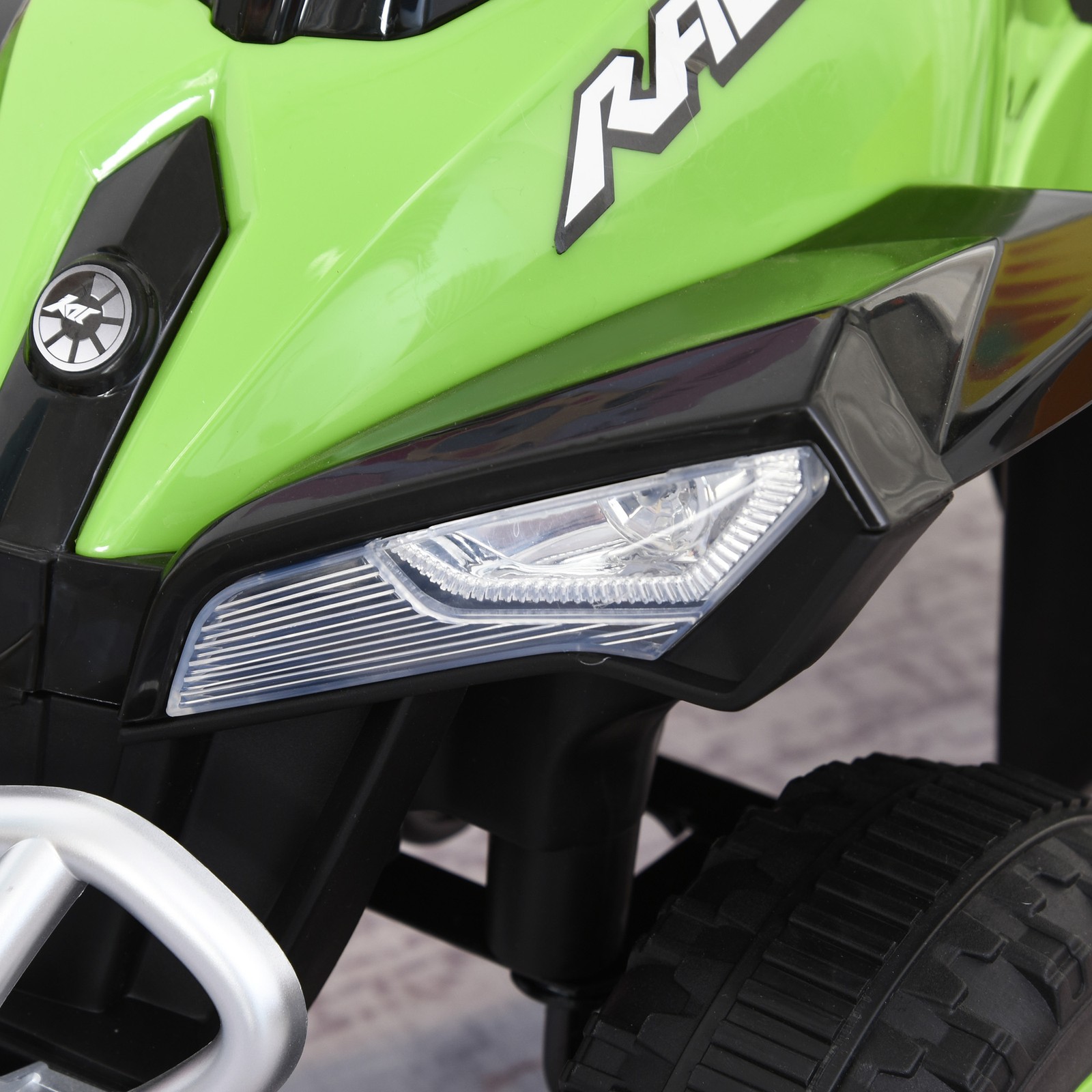 NO Power Kids Ride On Push Car, w/ Music, Lights for 1.5-3, Green