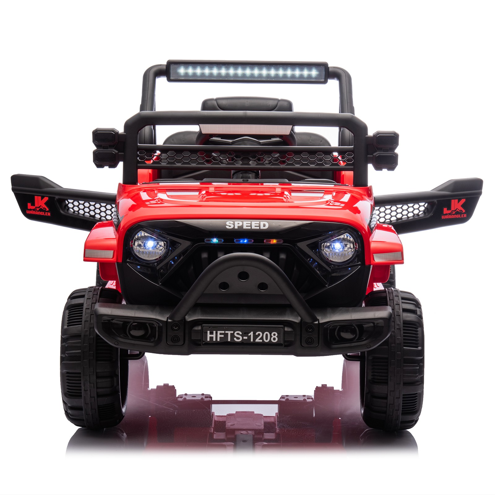 12V Kids Ride On Electric Truck Car Early education function kids aged 1-4 Red